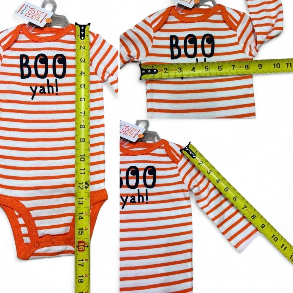 Spooky Graphic Bodysuit & Pants Set Halloween Carter's Just One You Size 6M NWT